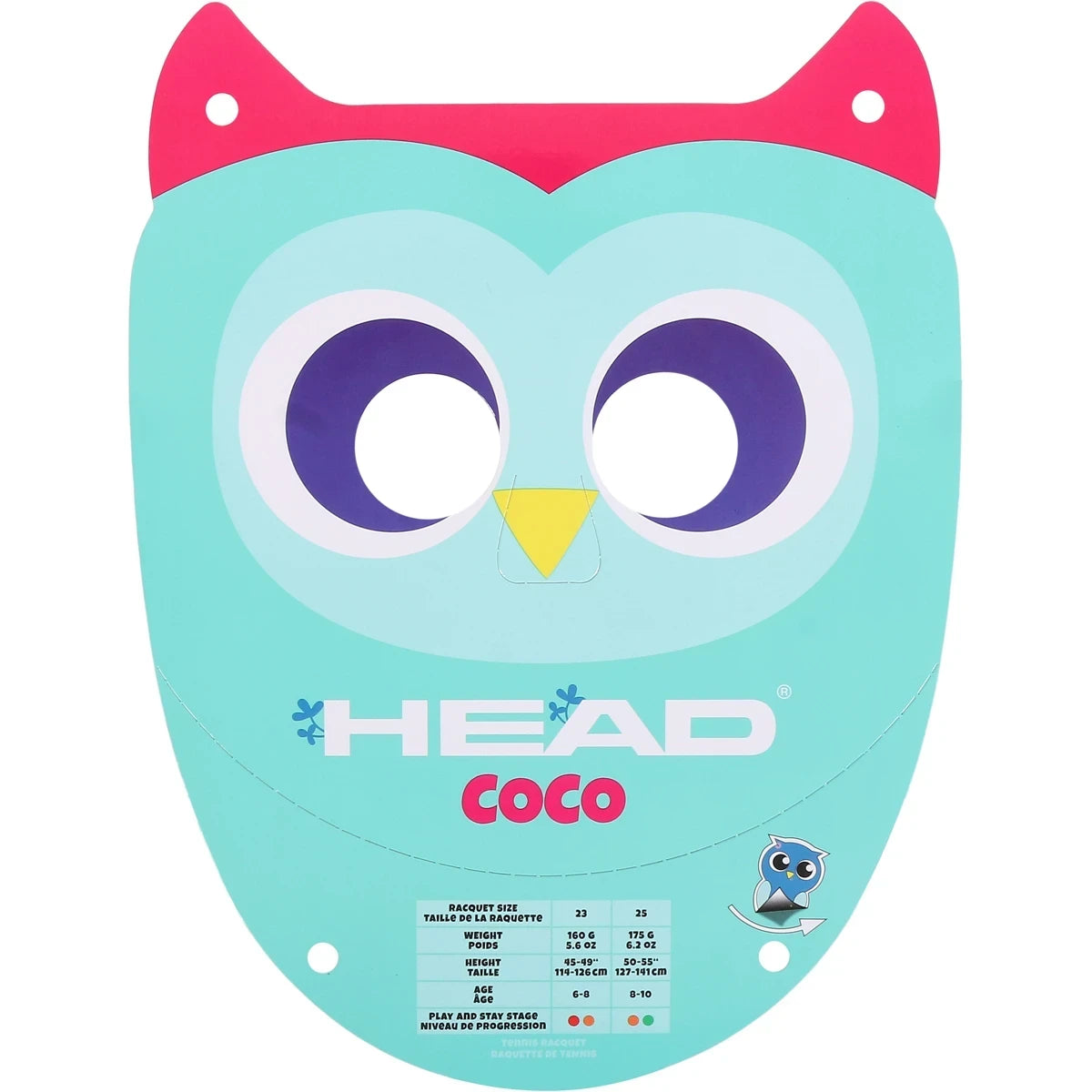 Racket Head Junior Coco 17 Violet
