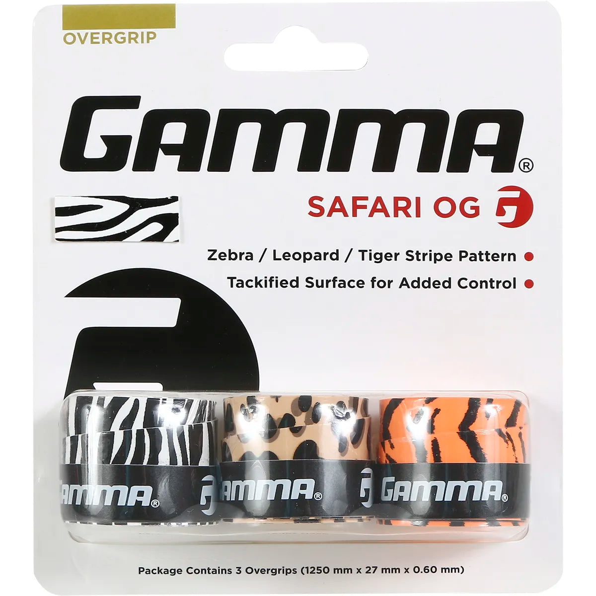 Gamma Safari Overgrips X3