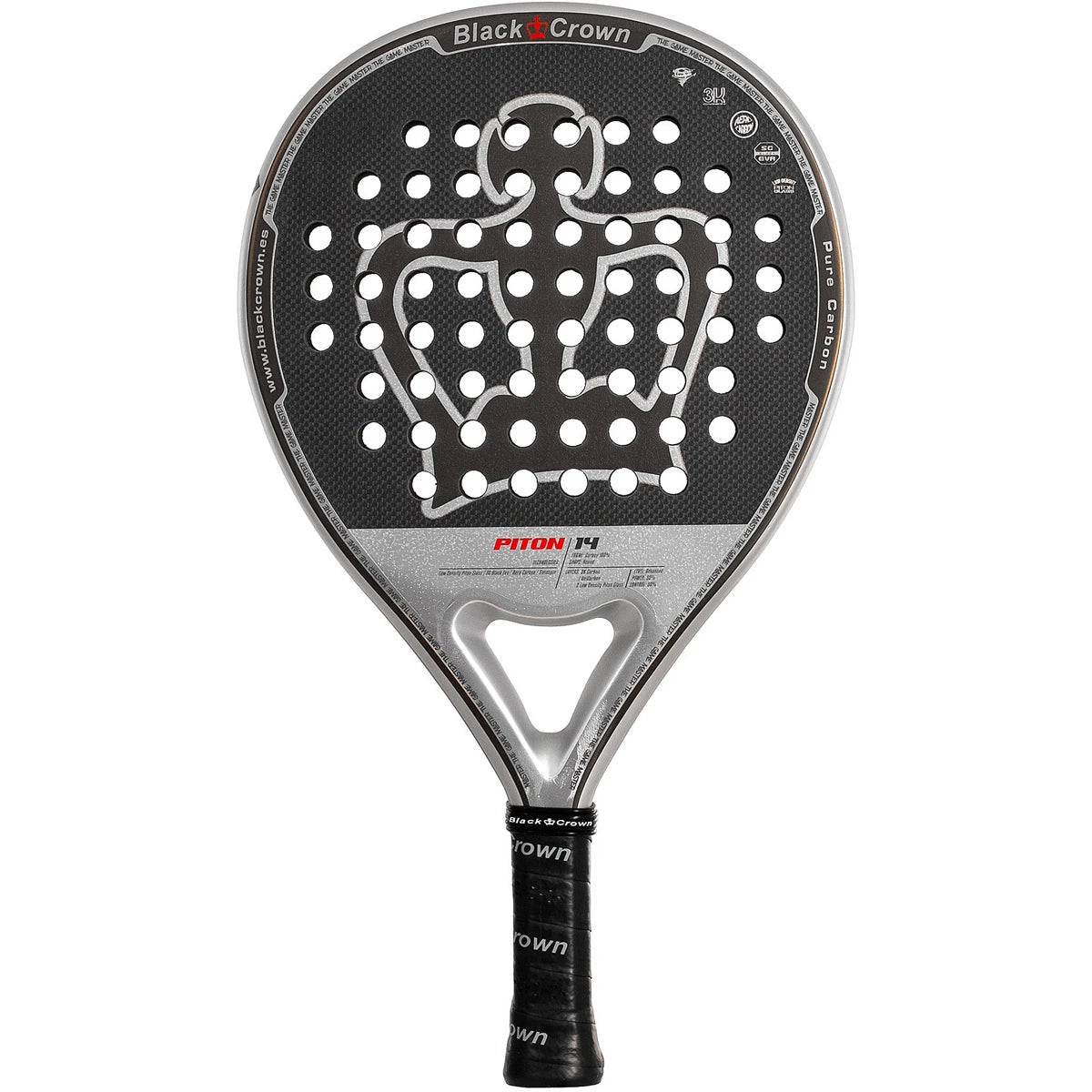 Padelracket Black Crown Piton 14