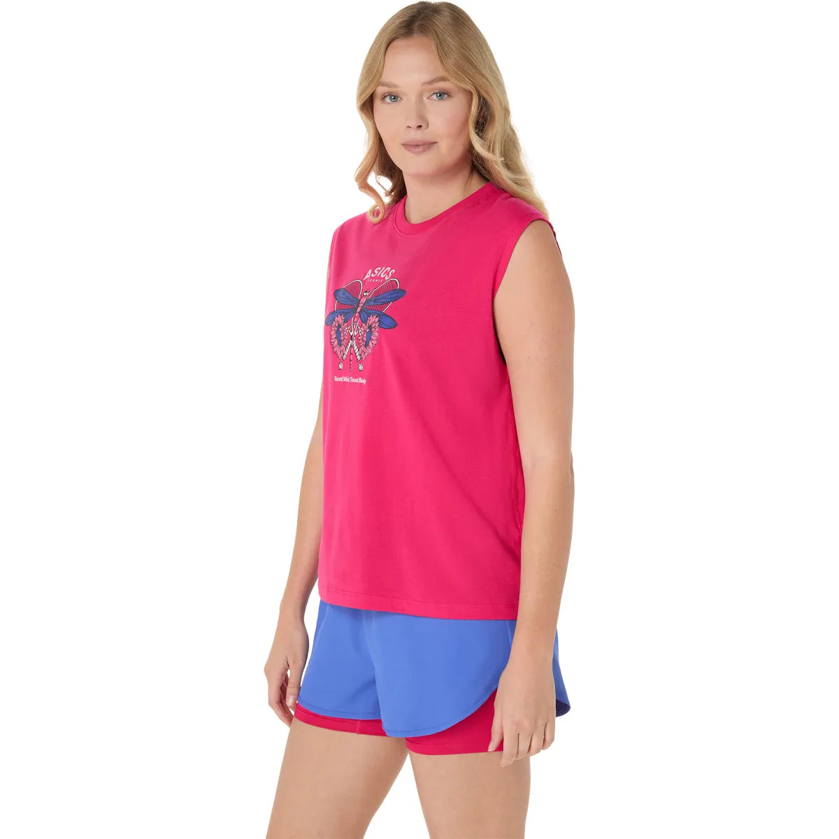 T-Shirt Asics Dames Game Seasonal Graphic