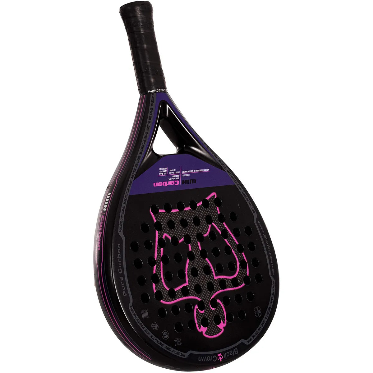 Padelracket Black Crown Win Carbon