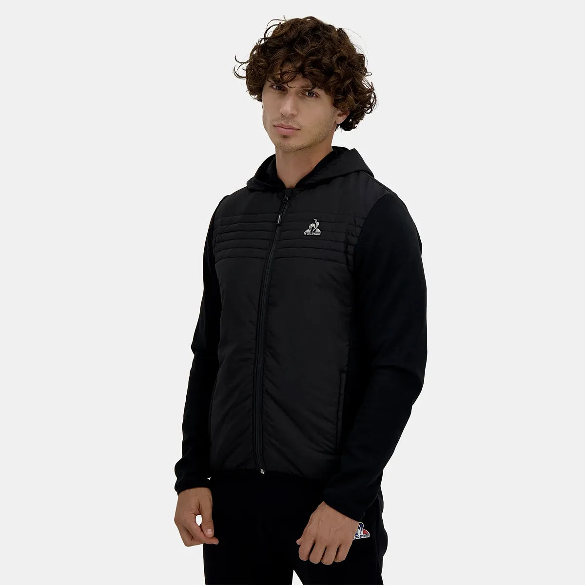 Le Coq Sportif Hybrid Hooded Jacket