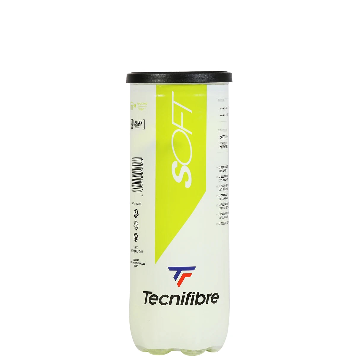 Tube de 3 Balles Tecnifibre Soft