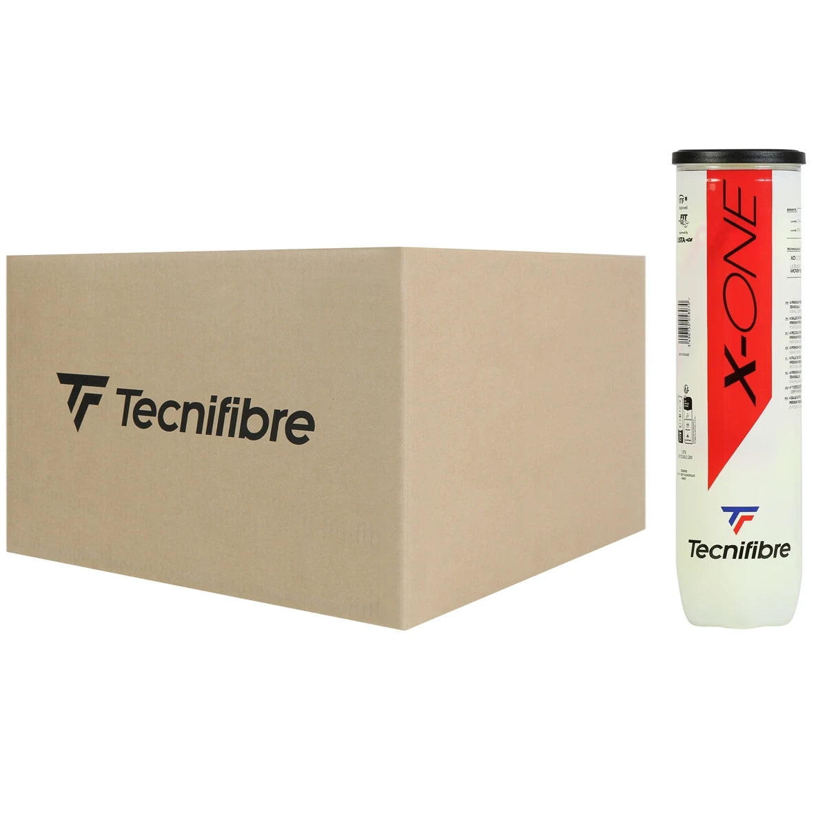 Carton de 36 Tubes de 4 Balles Tecnifibre X-One