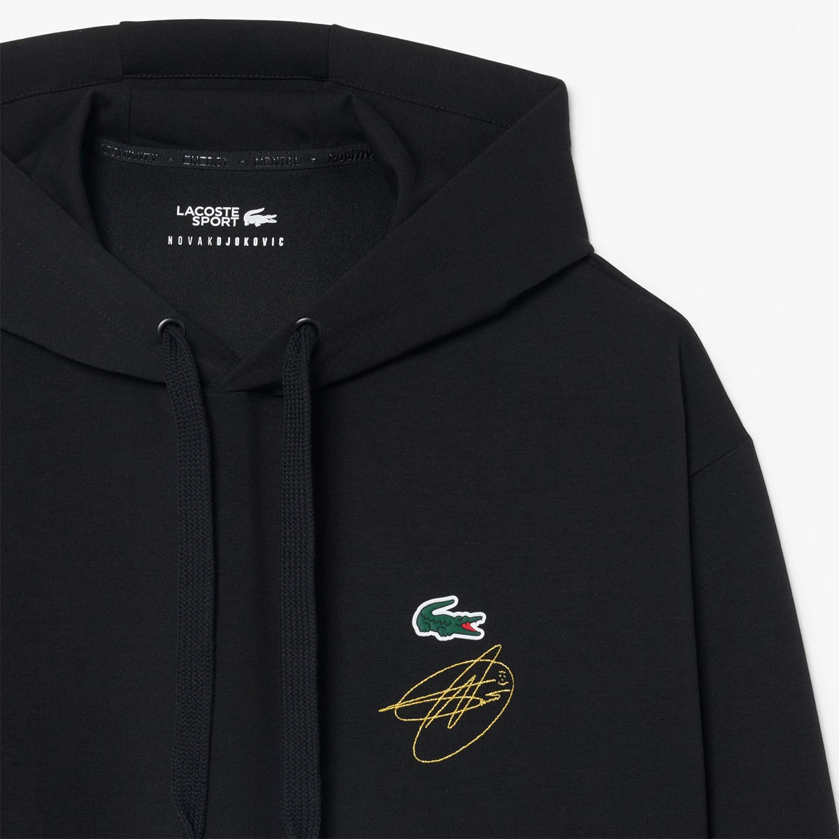 Sweat A Capuche Lacoste Djokovic On Court
