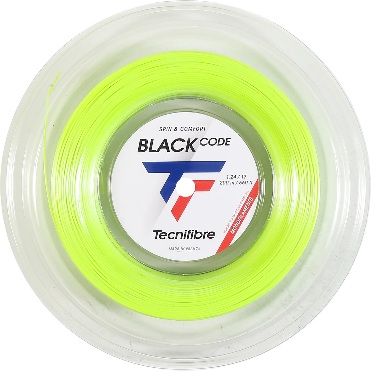 Tecnifibre Black Code Lime Reel (200 Metres)