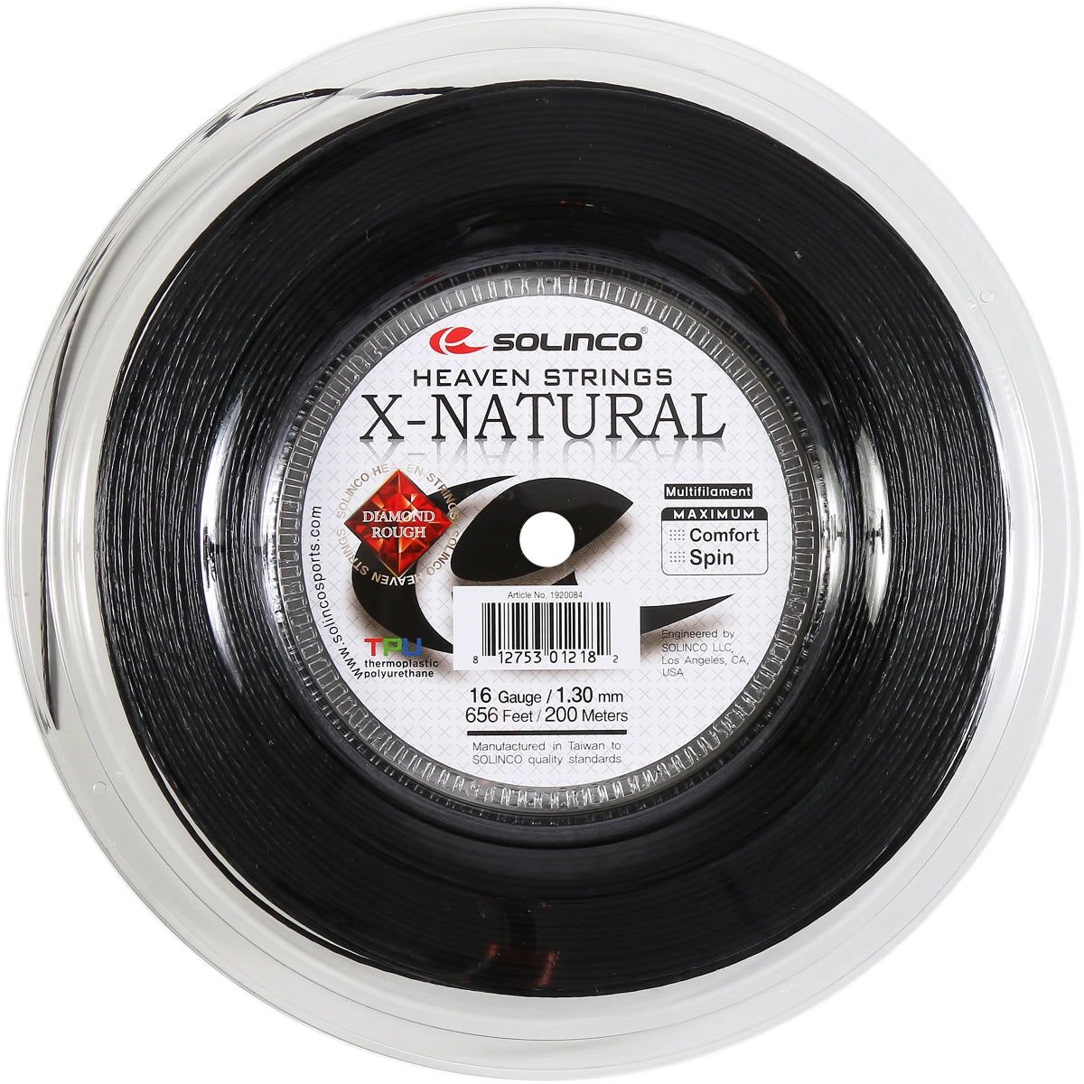 Solinco X-Natural Reel (200 Metres)