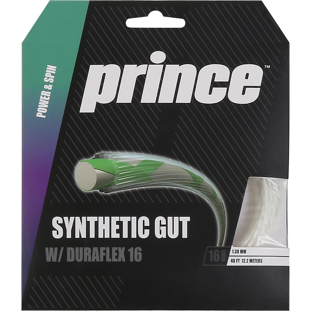 Cordage Prince Super Synthetic Gut Duraflex 16 (12 Mètres)