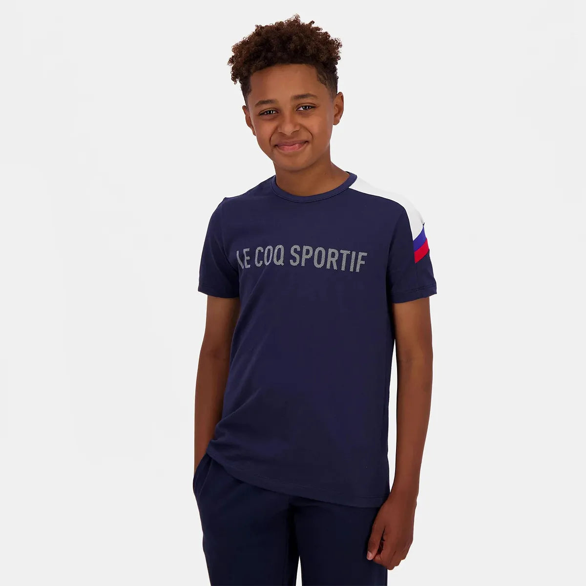 Le Coq Sportif Junior Tricolour T-Shirt