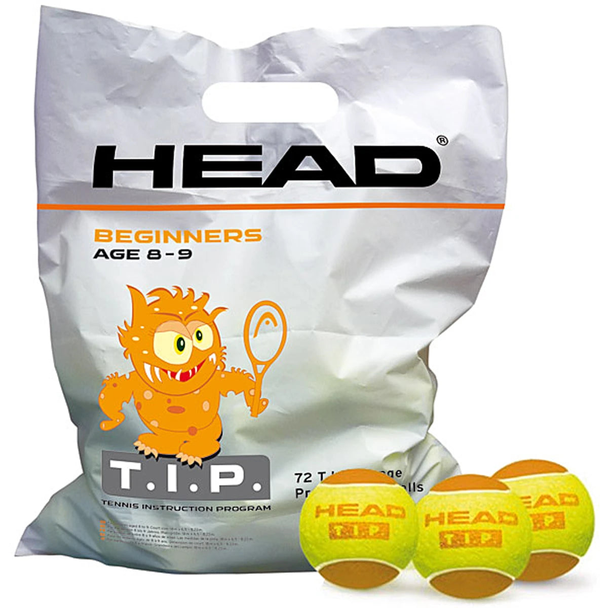 Sachets de 72 Balles Head Tip Orange