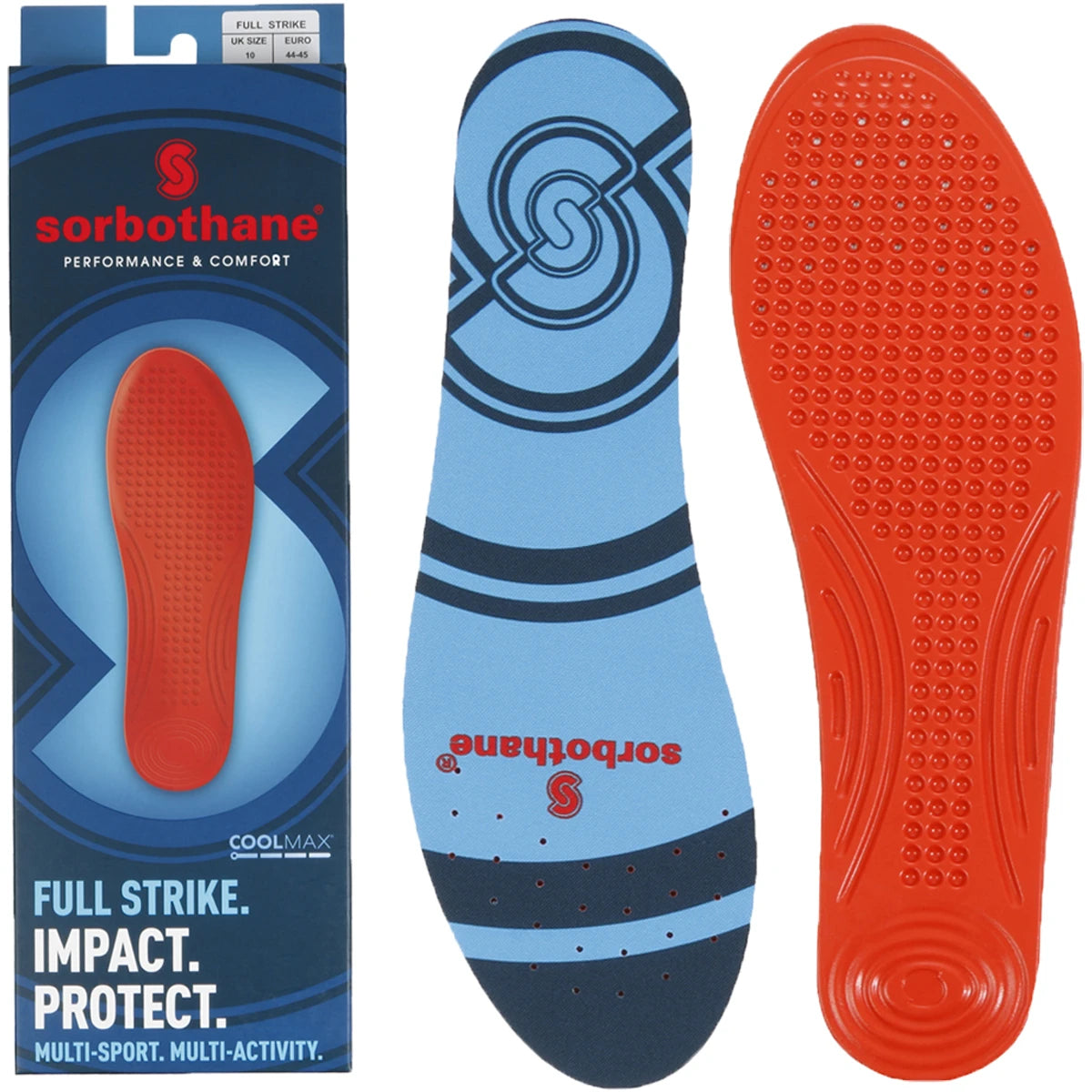 Semelles Integrales Sorbothane Full Strike