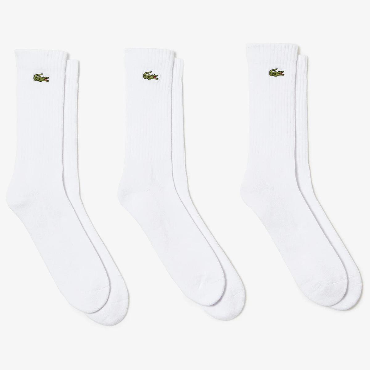 3 Paires de Chaussettes Lacoste Athlète (Mid)