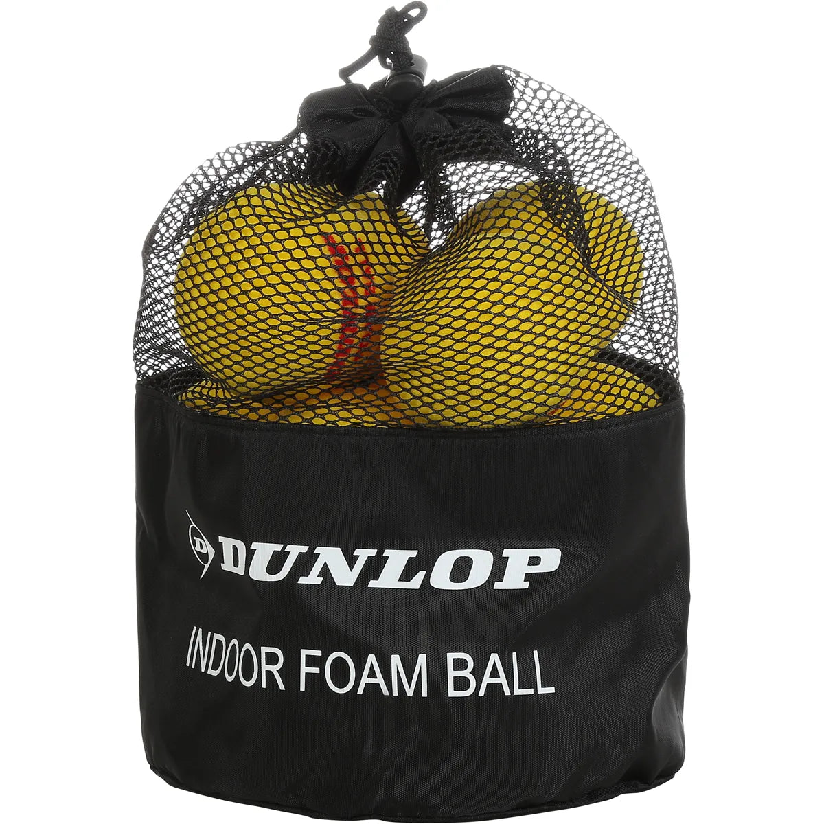 Sachet de 12 Balles Dunlop en Mousse Indoor
