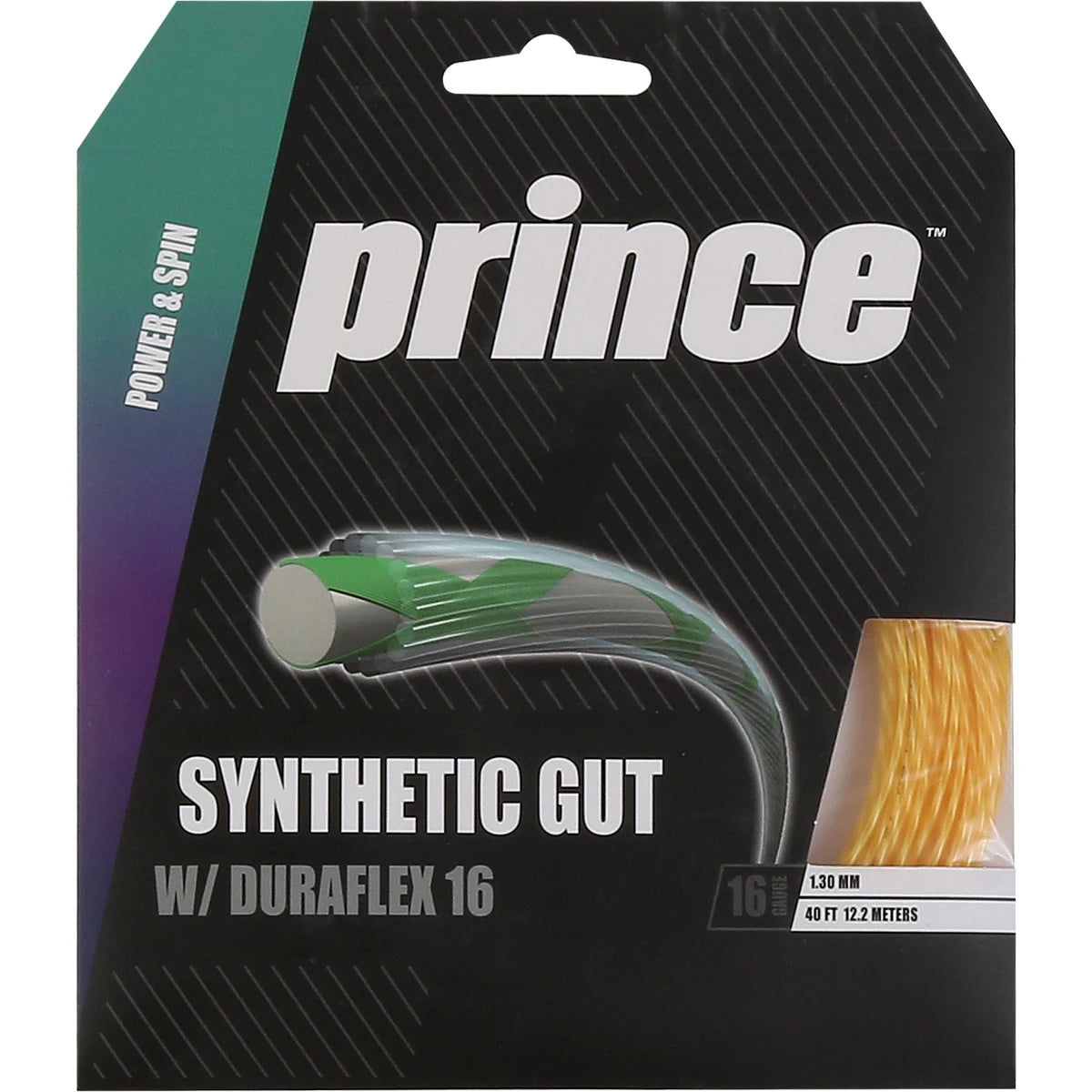 Cordage Prince Super Synthetic Gut Duraflex 16 (12 Mètres)