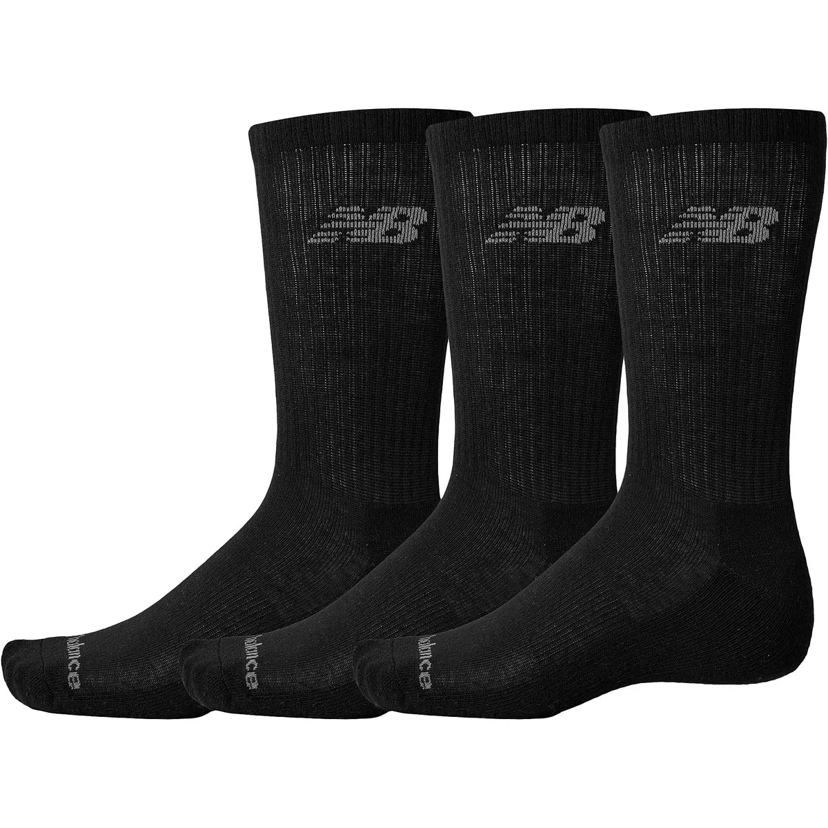 3 Pairs of New Balance Perf Crew Socks (Mid)