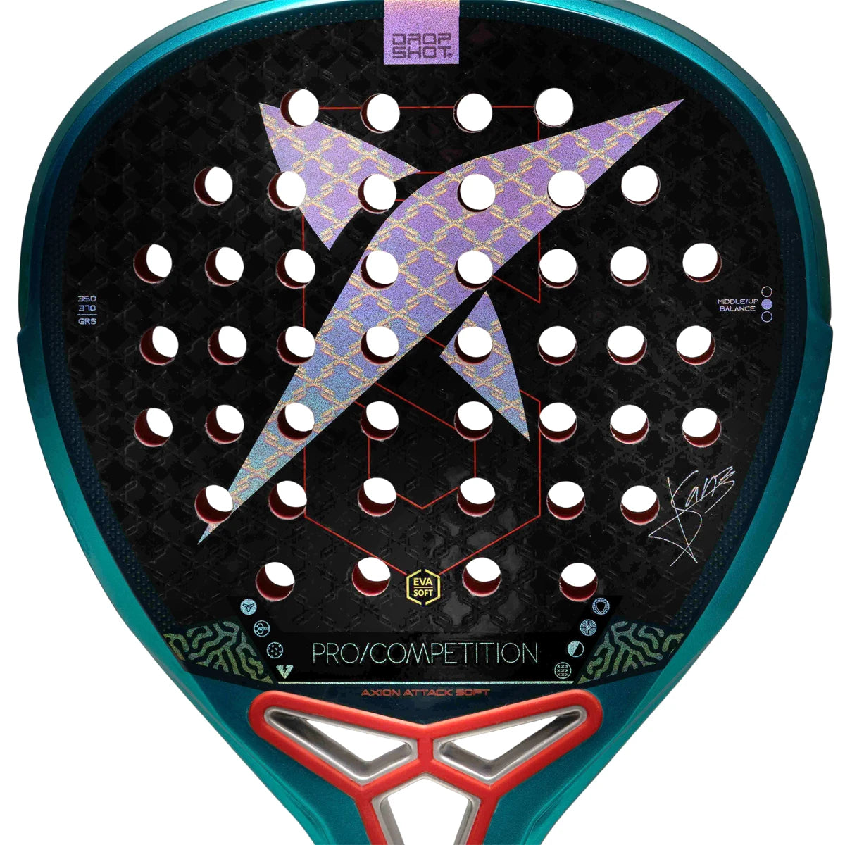 Padel Racket Test Drop Shot Axion Attack Soft