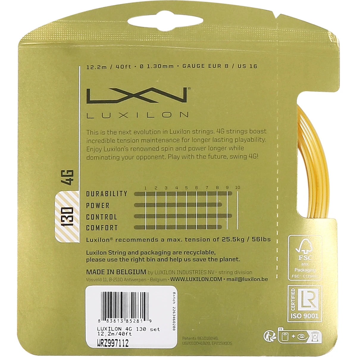 Snaar Luxilon 4G (12,20 Meter)