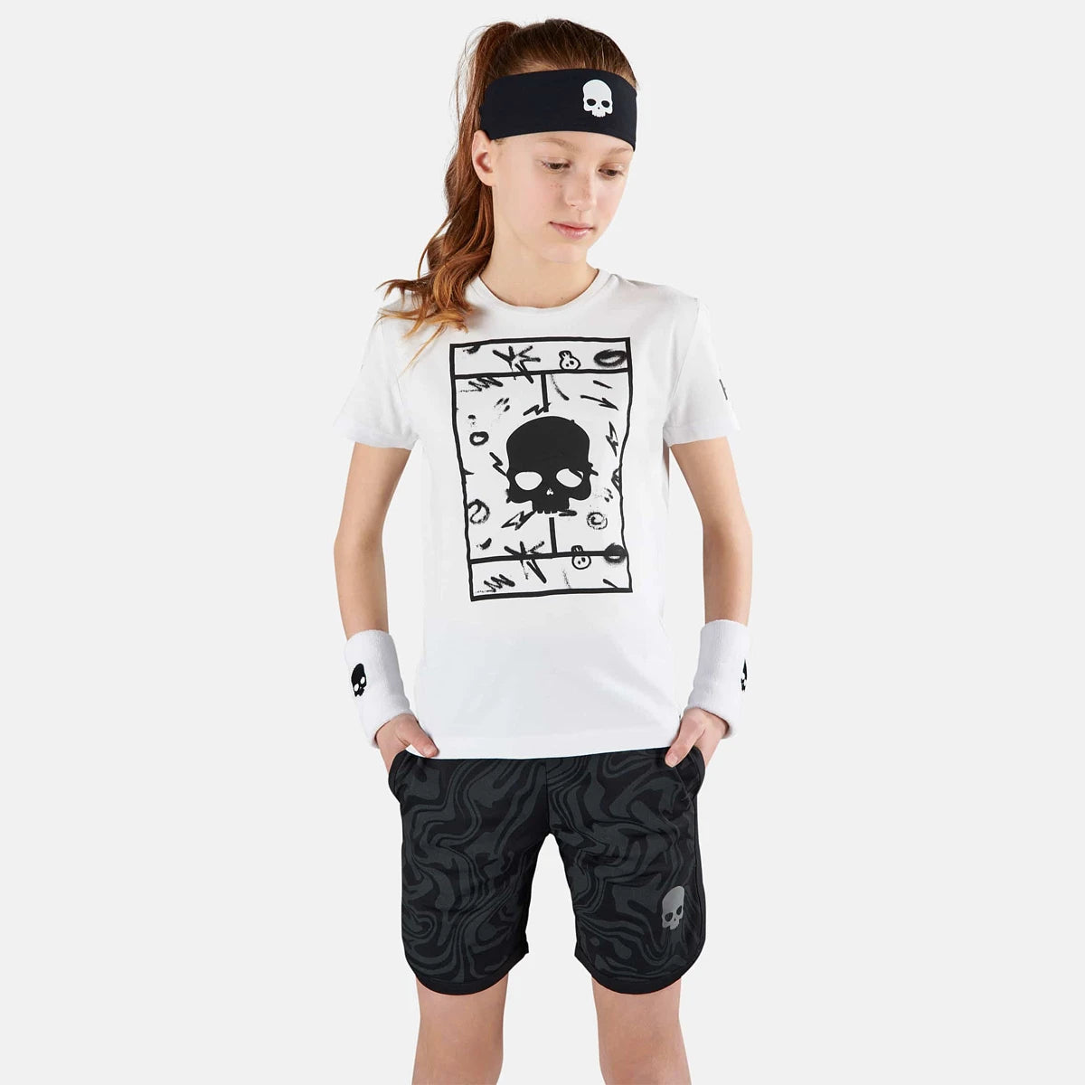 T-Shirt Hydrogen Junior Garcon Tennis Court