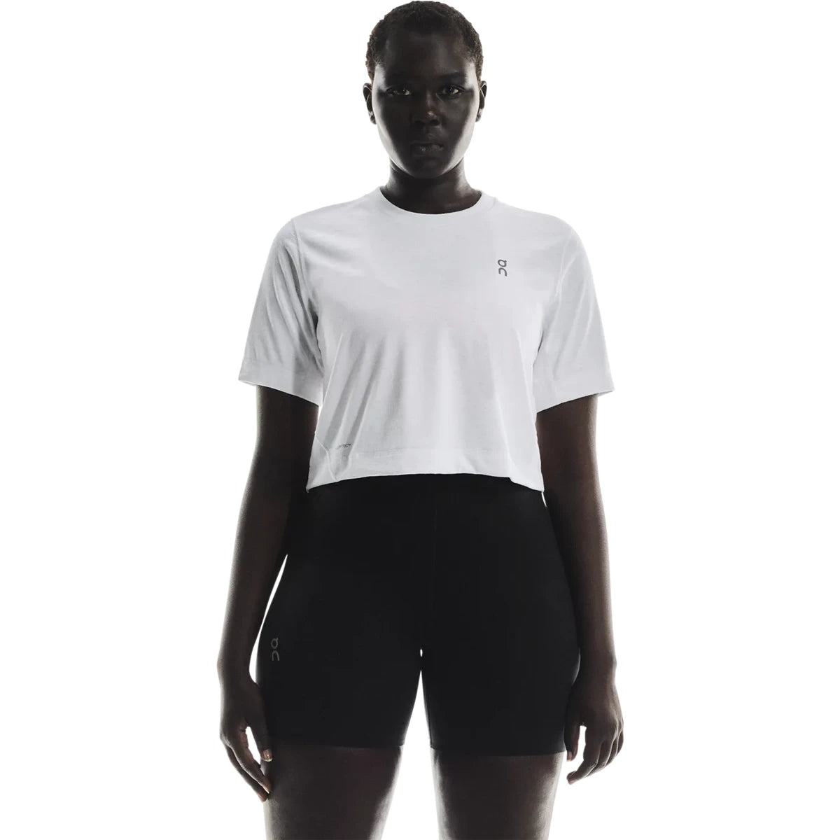 T-Shirt On Dames Crop Top Train