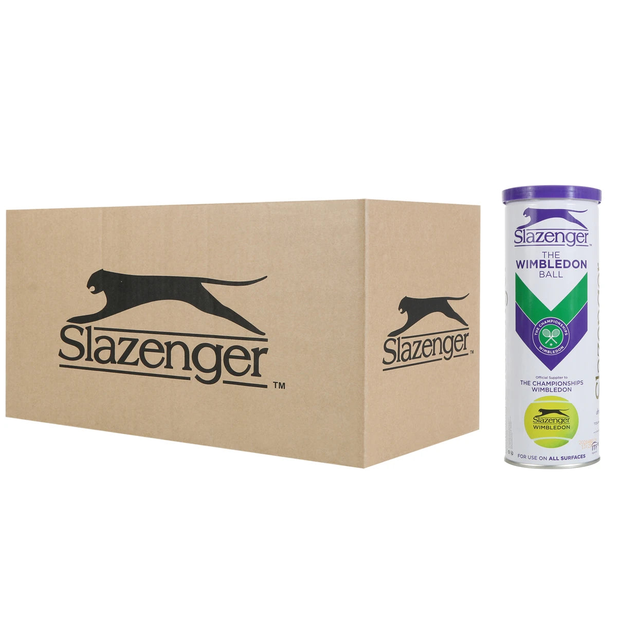 Carton de 24 Tubes de 3 Balles Slazenger