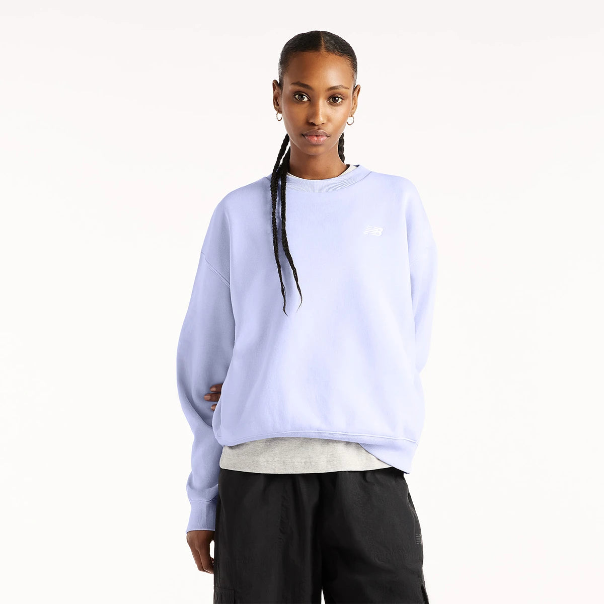 Sweater New Balance Dames Fleece Crew