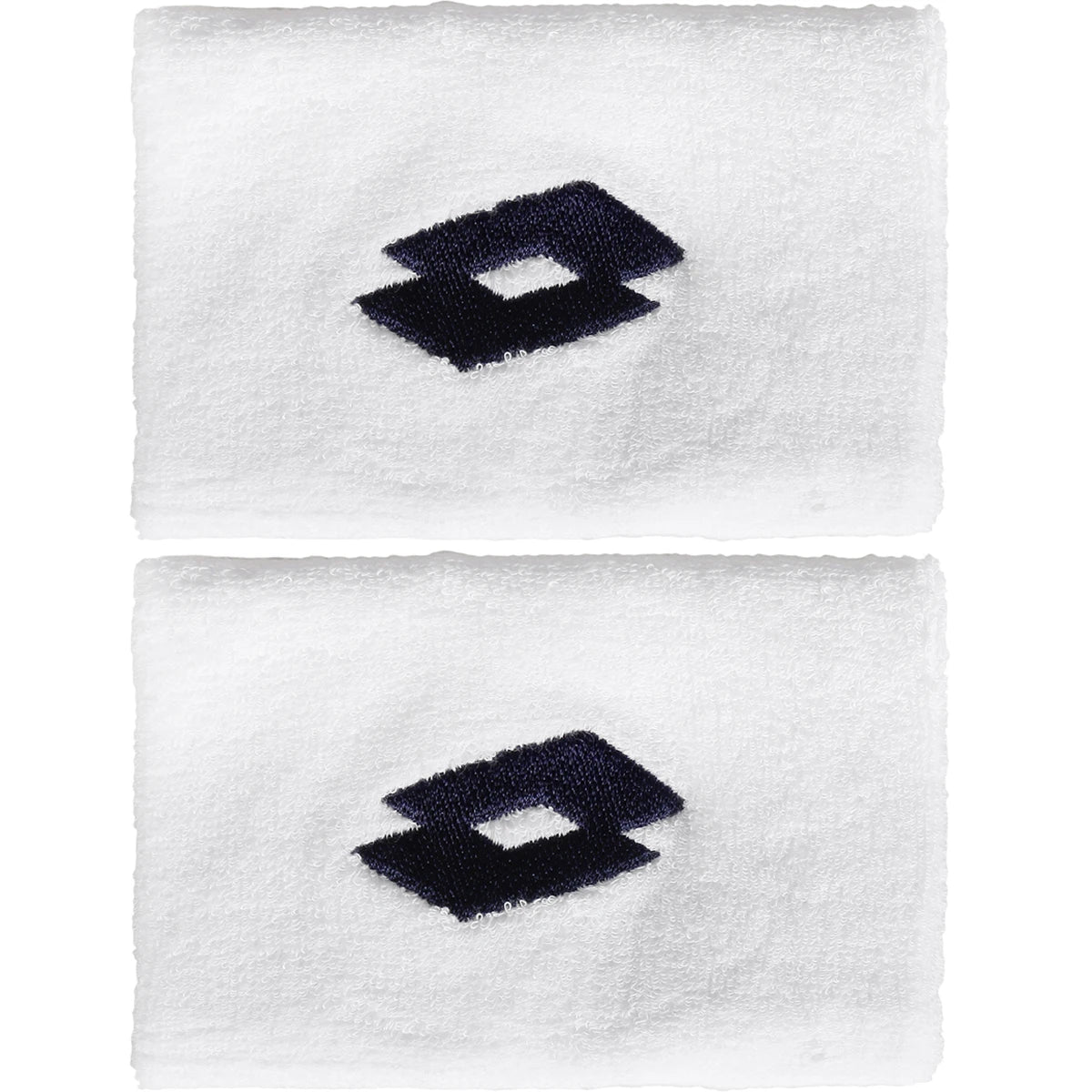 Paire de Serre Poignets Lotto Tennis Double Largeur 5" New York / Miami