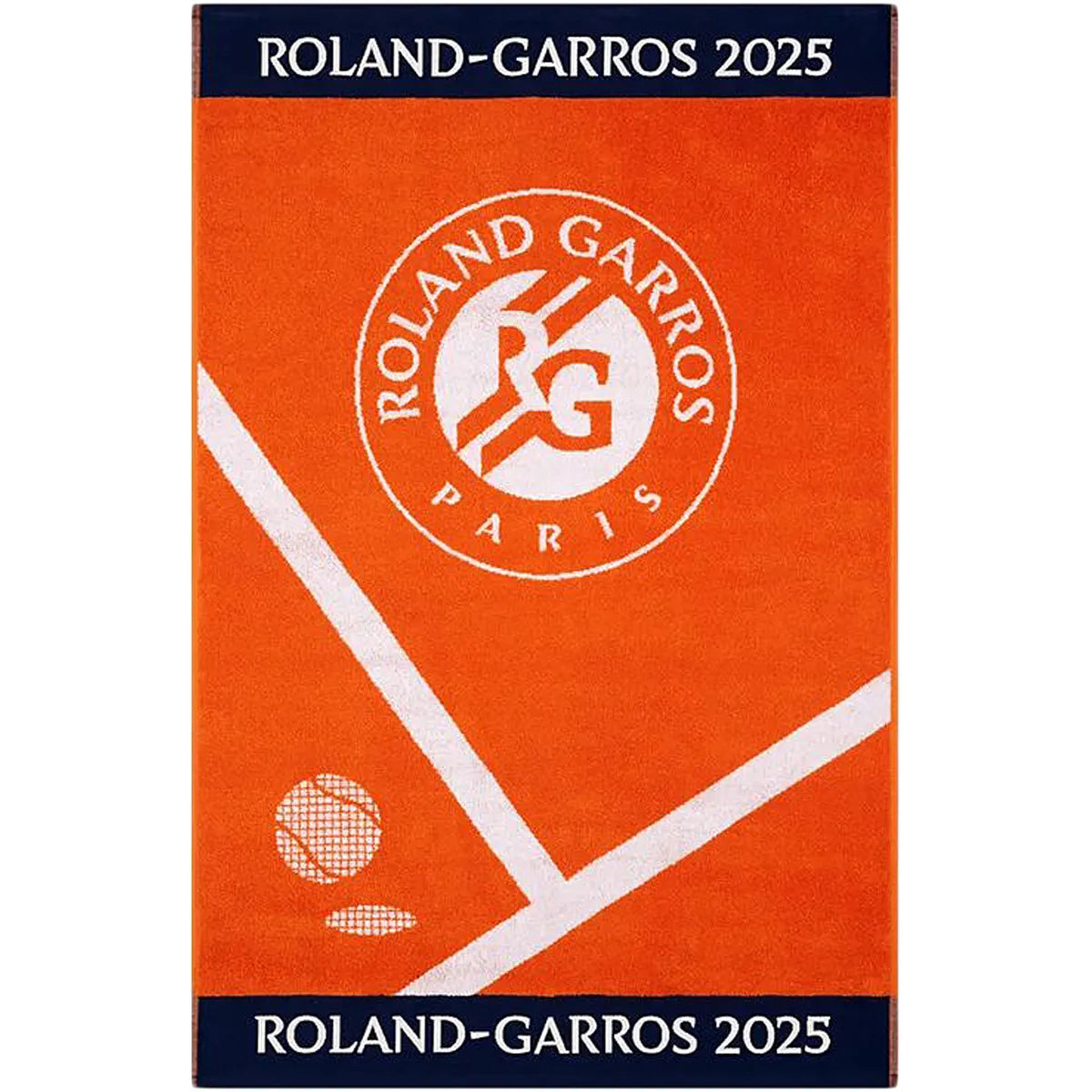 Serviette Roland-Garros 2025 Officielle Joueur / Joueuse
