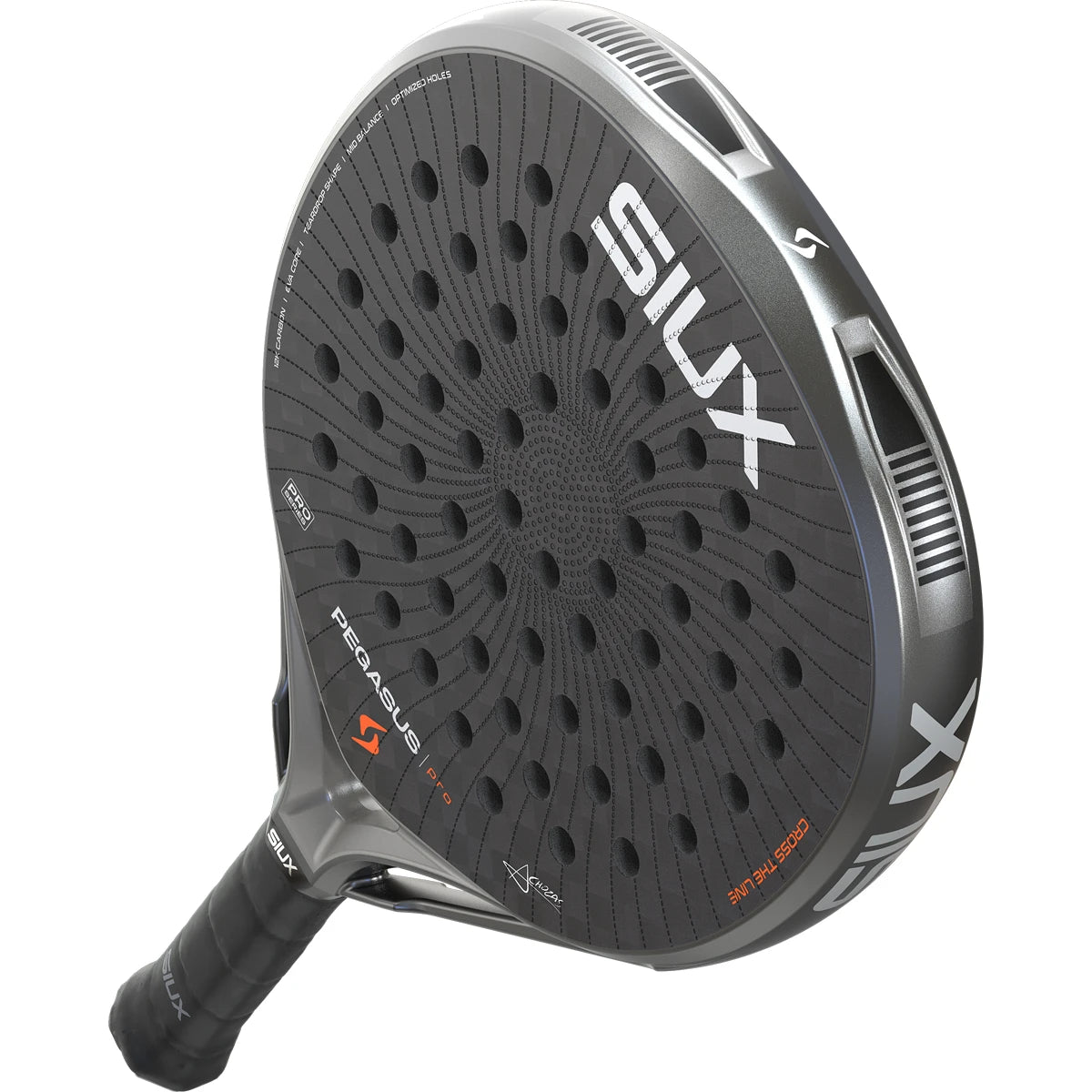 Raquette Test de Padel Siux Pegasus Pro 2026 Storm Grey