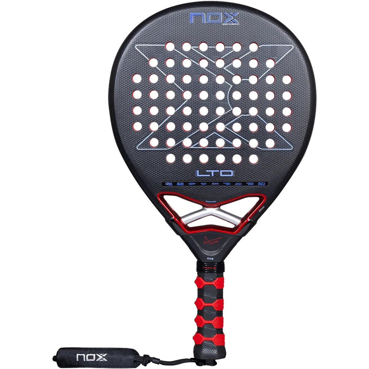 Pack Padelracket Nox At10 Genius 12K Xtrem Limited
