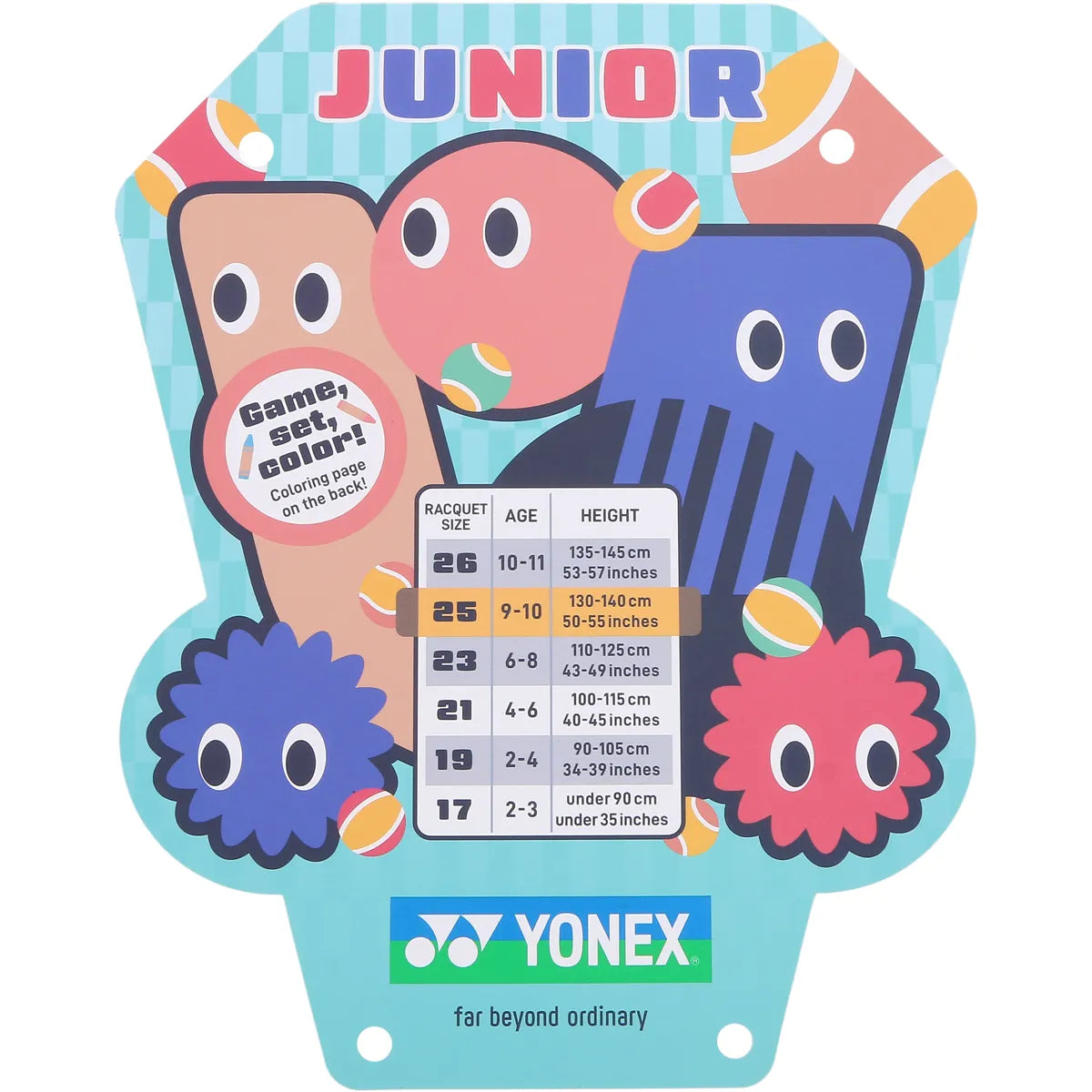 Raquette Yonex Junior 25 Ocean Blue
