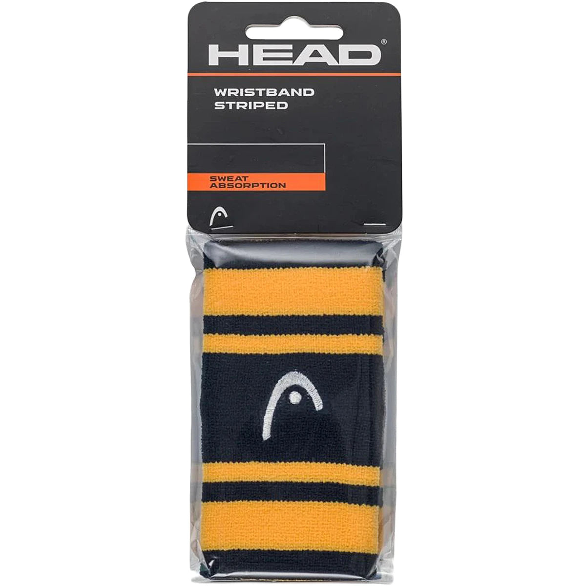 Pair of Head Double Width 5" Striped Wristbands