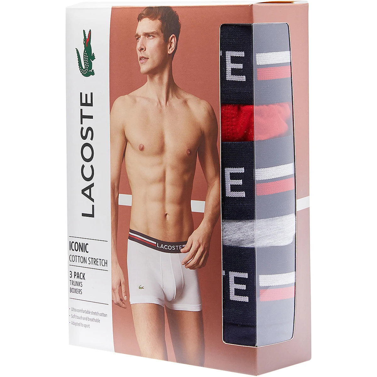 Pack van 3 Lacoste Korte Boxers