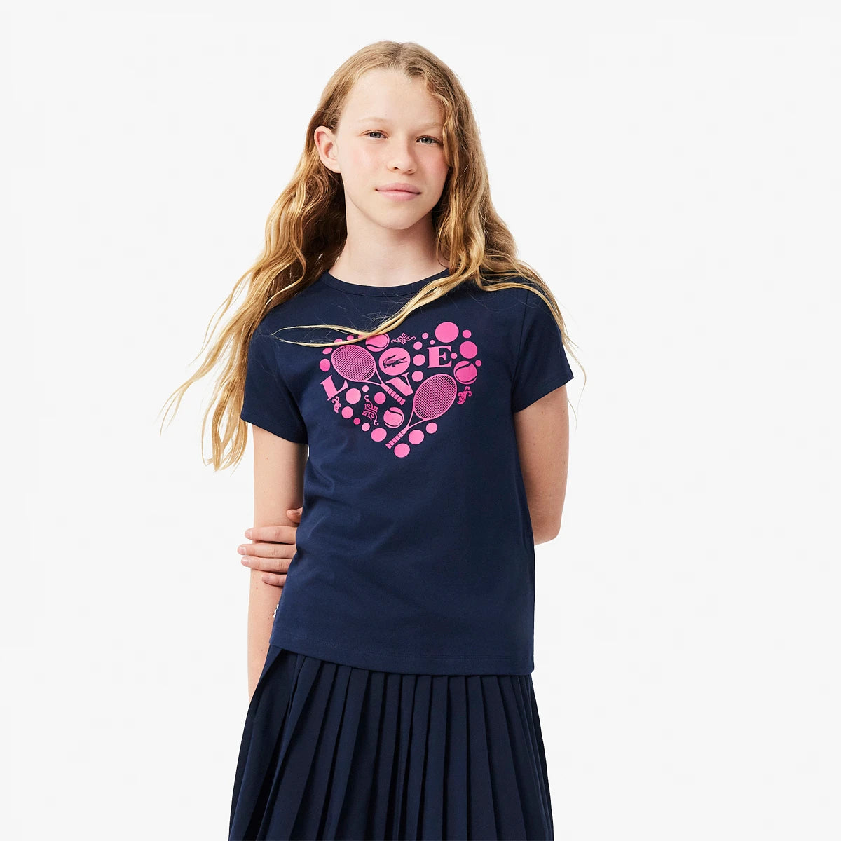 T-Shirt Lacoste Junior Girl Core Performance Graphic