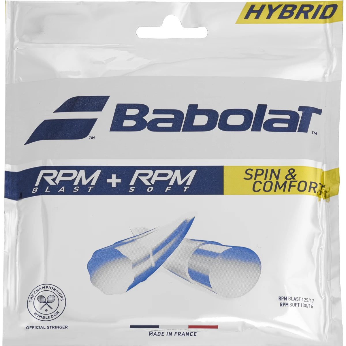 Snaren Babolat Hybride Rpm Blast (1.25Mm) + Rpm Soft (1.30Mm)