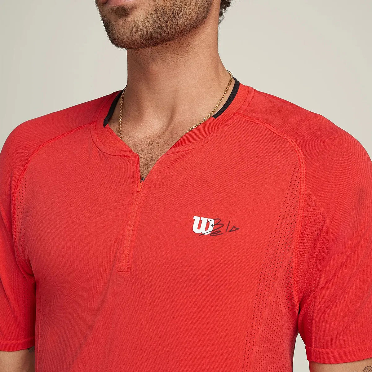 T-shirt Wilson Bela Series Naadloze Zip Henley