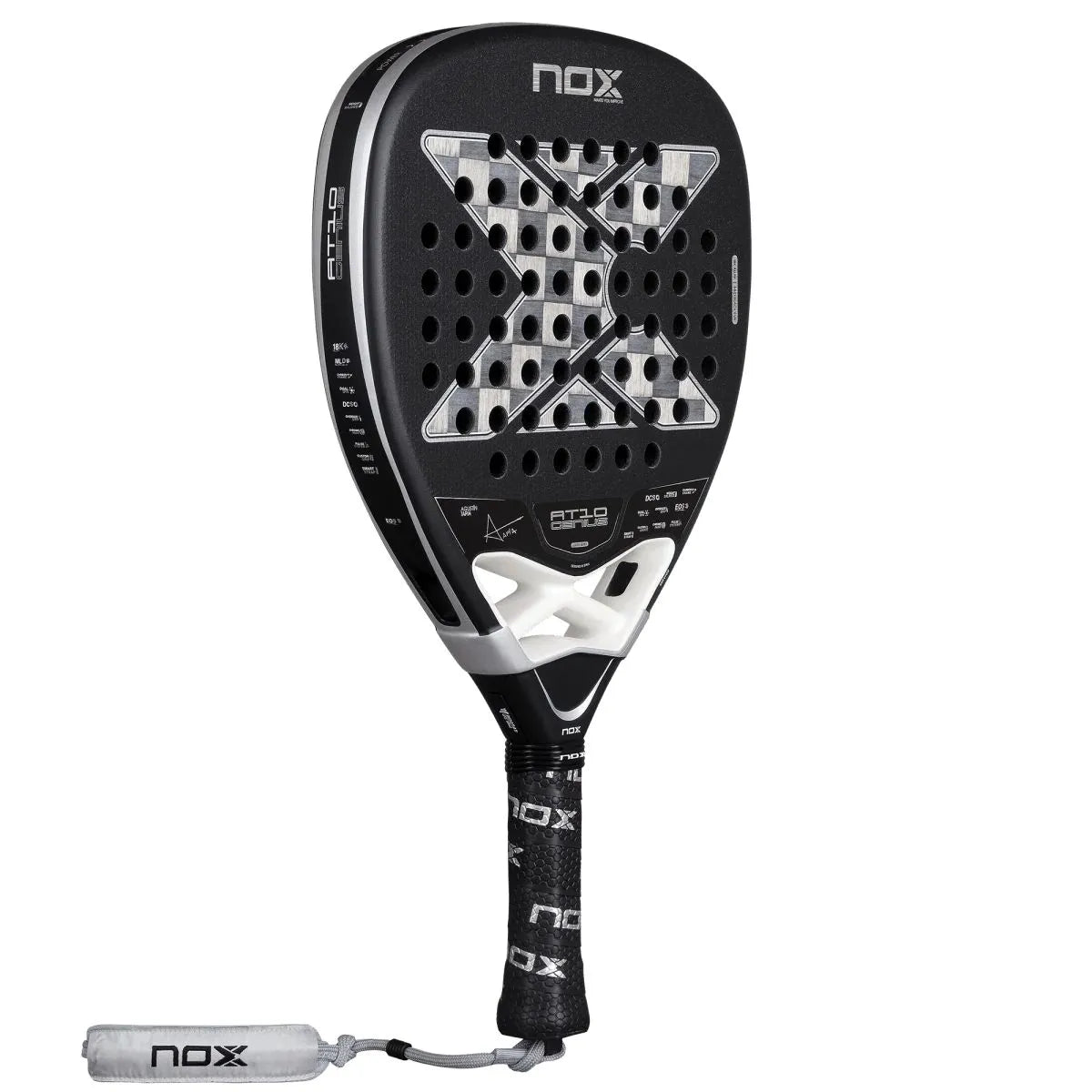 Nox At10 Genius Attack 18K Alum Padel Racket By Agustin Tapia 2026