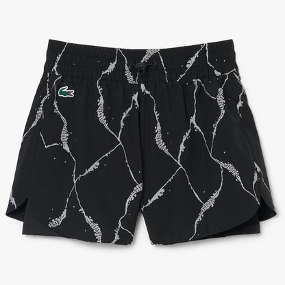 Short Lacoste Femme Athlète Asie