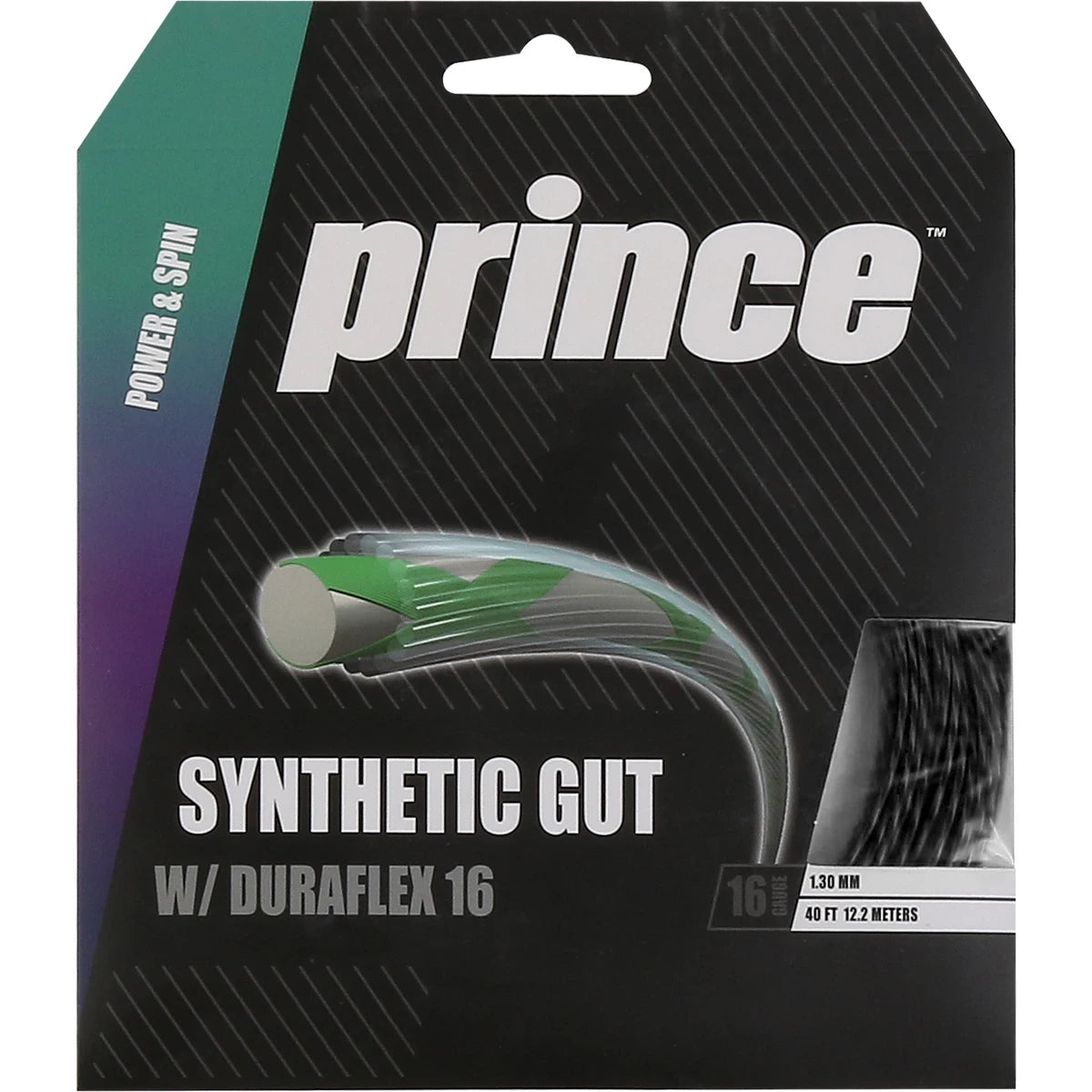 Cordage Prince Super Synthetic Gut Duraflex 16 (12 Mètres)