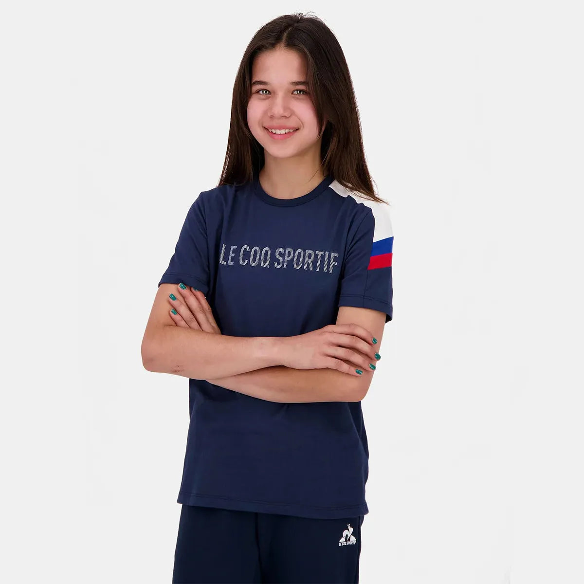 Le Coq Sportif Junior Tricolour T-Shirt