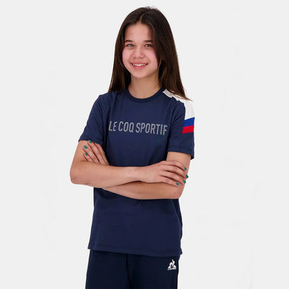 Le Coq Sportif Junior Tricolour T-Shirt