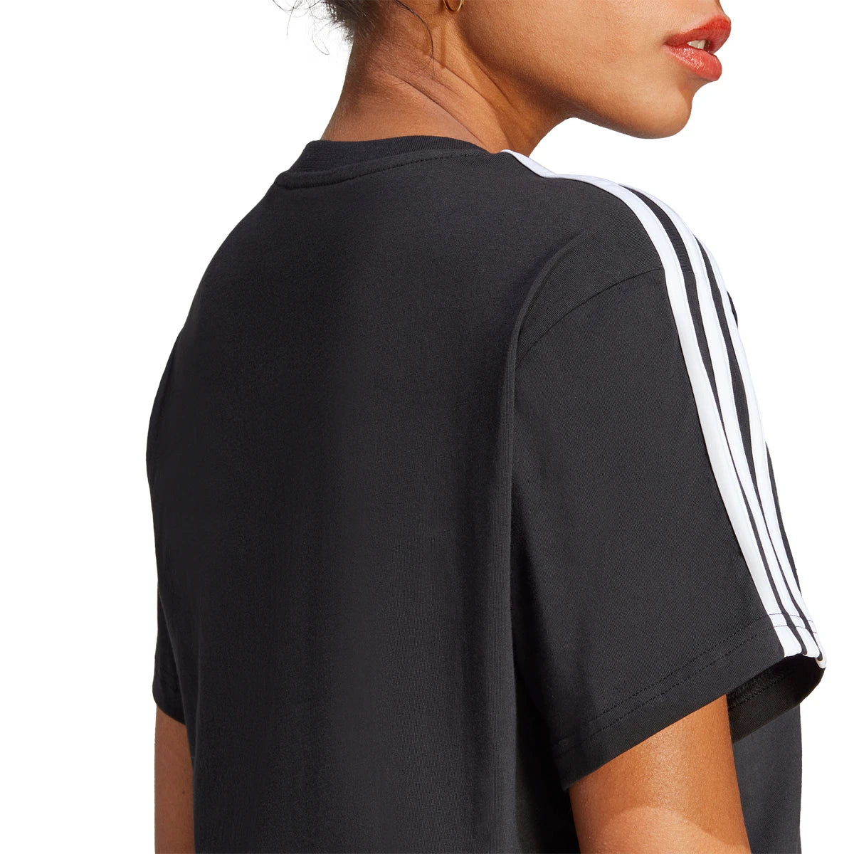 T-Shirt adidas Femme 3 Bandes Crop Top