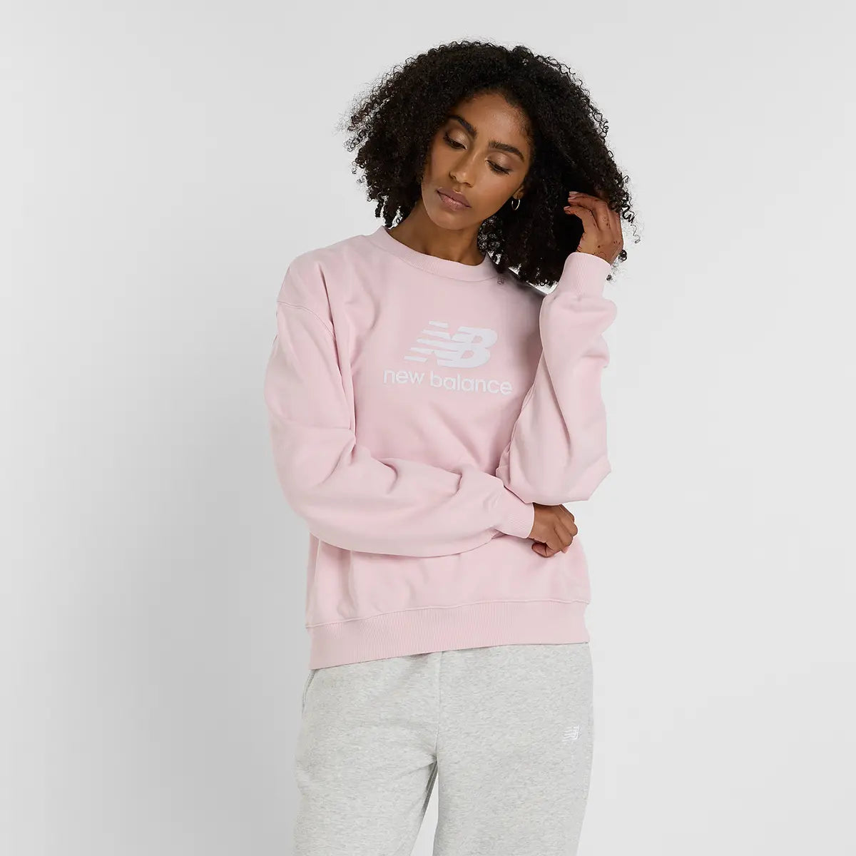 New Balance Women's Essentials French Terry Logo Sweat