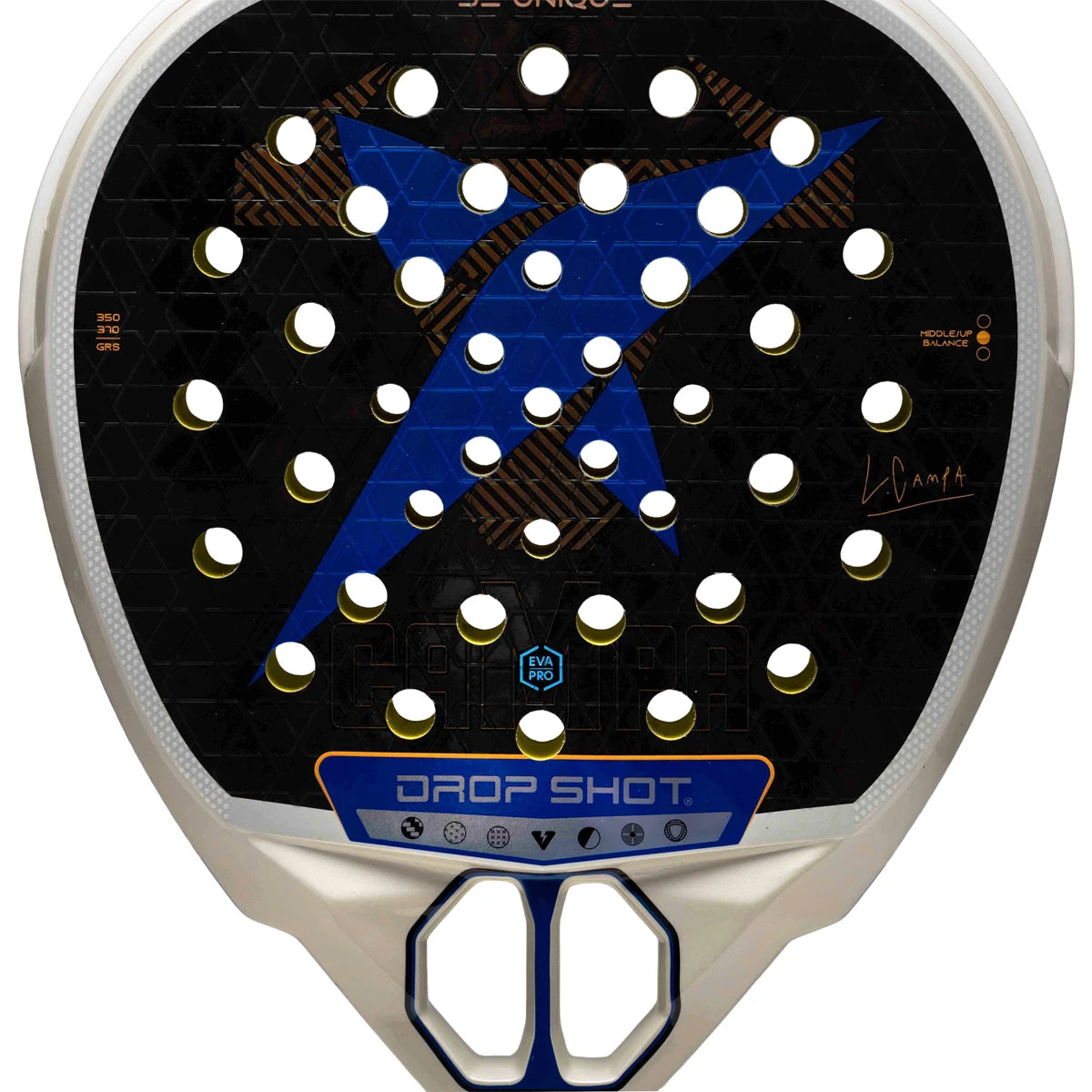 Padel Racket Test Drop Shot Explorer Pro Attack 2.0