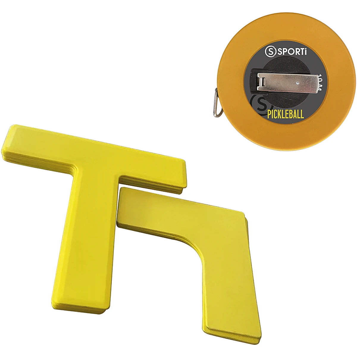 Kit de Marquage au Sol Pickleball 12 Pieces et Metre Ruban 10 Metres
