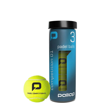 Tubes de 3 Balles de Padel Pallap