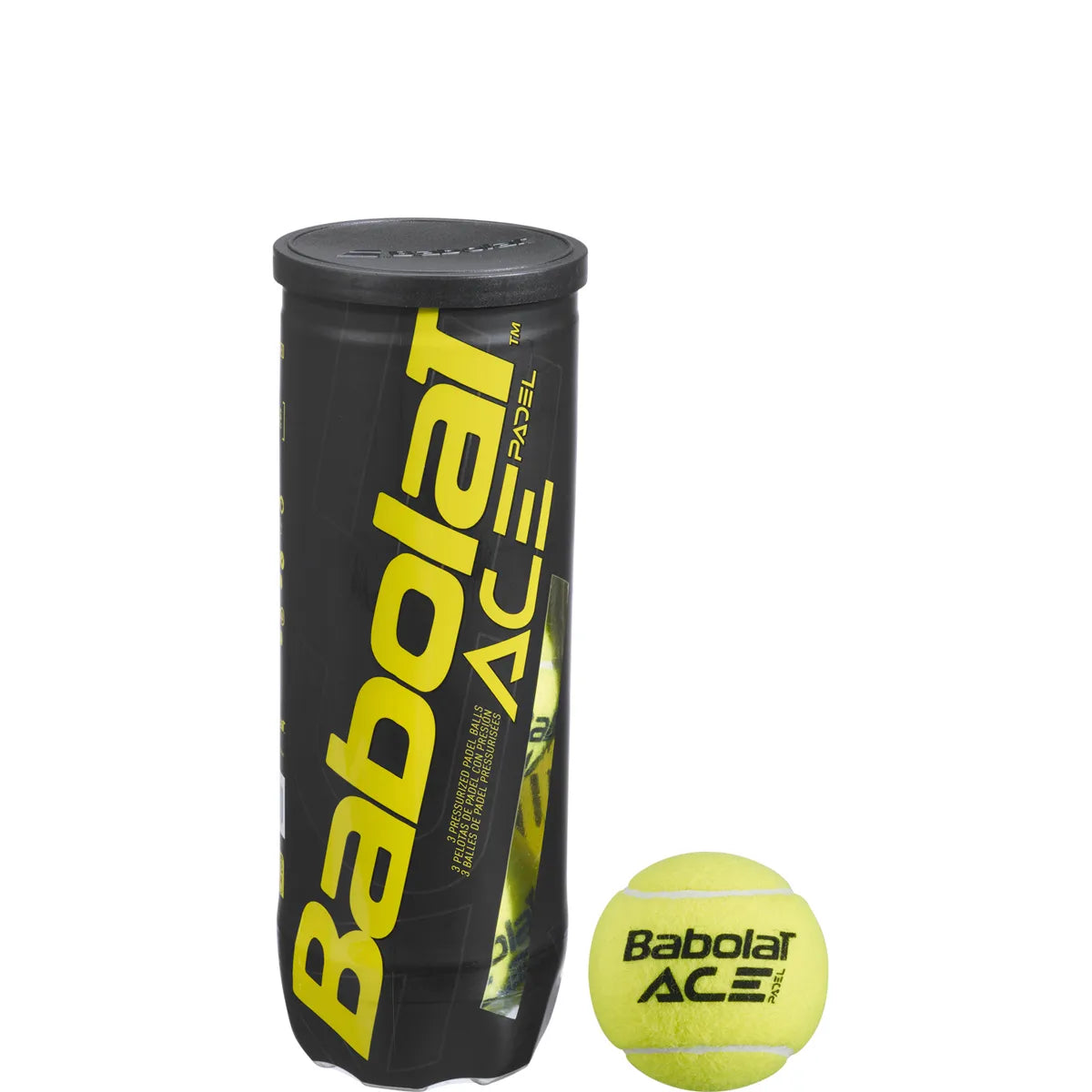Tube met 3 Padelballen Babolat Ace