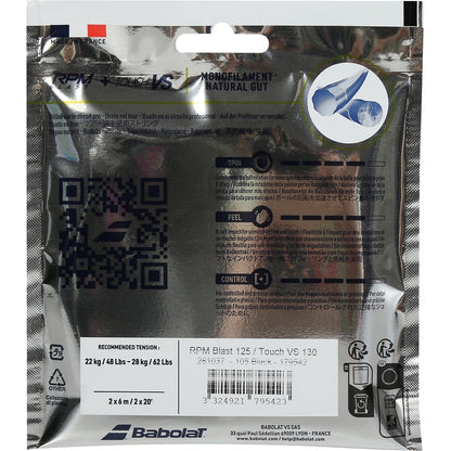 Snaren Babolat Hybride Rpm Blast (1.25Mm) + Touch Vs (1.30Mm)
