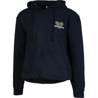 Sweater Tennispro Unisex Met Capuchon Volledige Ritssluiting