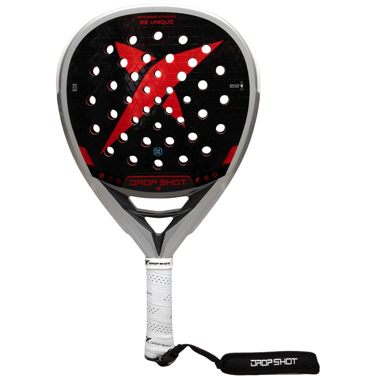 Padel Racket Drop Shot Conqueror Attack 2.0