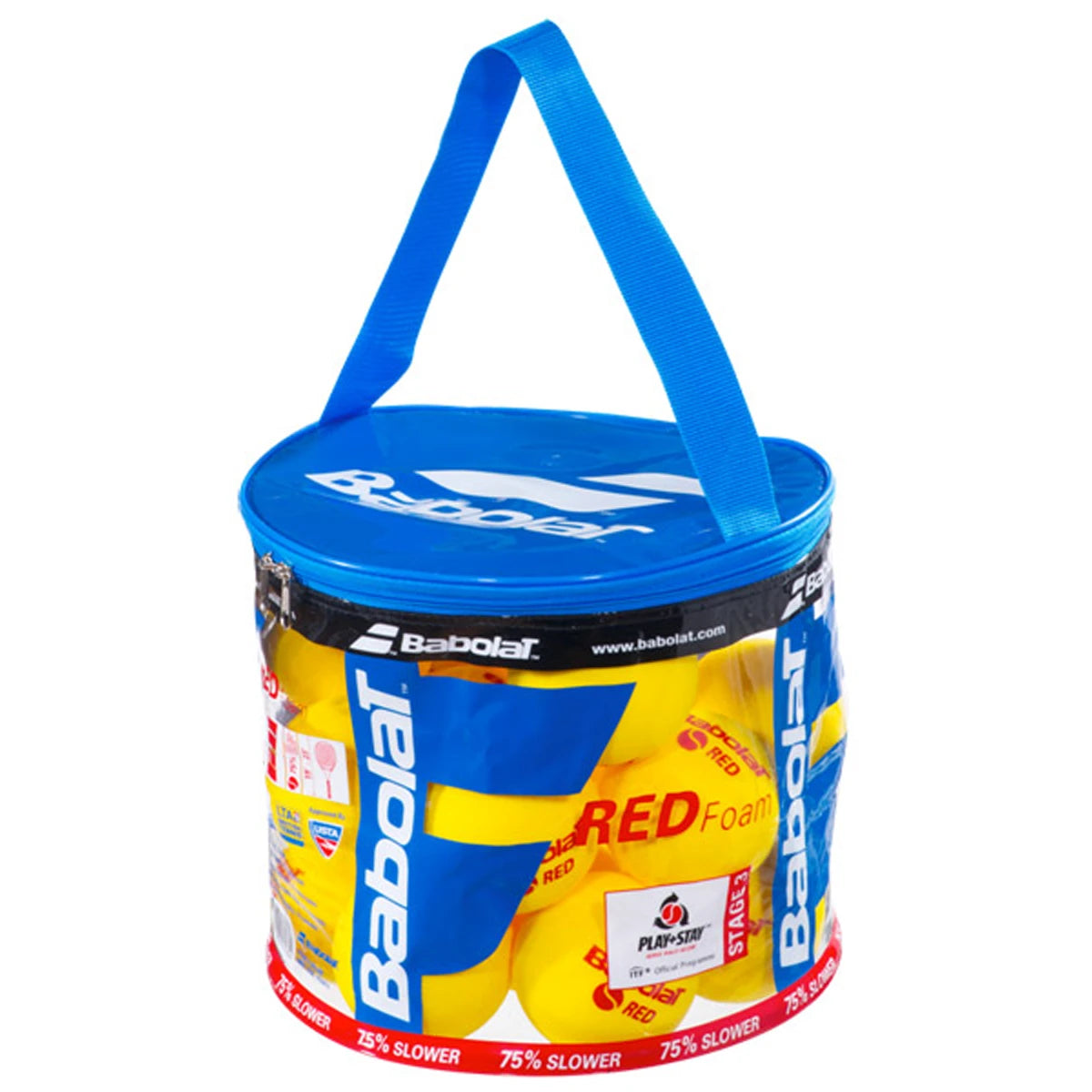 Sac Zippe de 24 Balles Babolat Red Foam